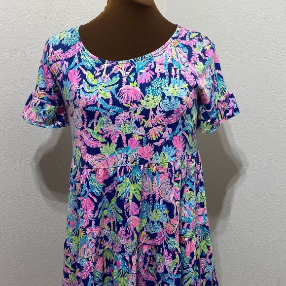 Lilly Pulitzer Jodee Short Sleeve Swing Dress Women's Size Small - Picture 2 of 9